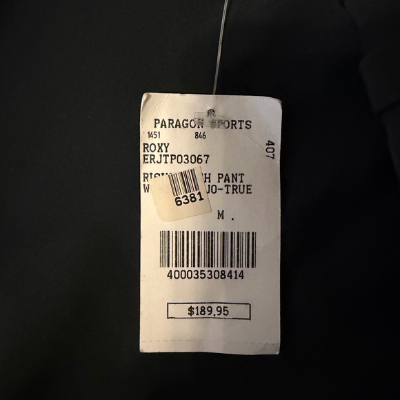 Roxy Rising High Ski/Snow Pants Navy Blue Small - Picture 3 of 4